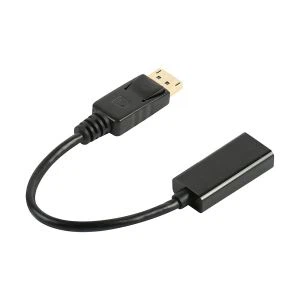 DisplayPort zu HDMI-Adapter, DisplayPort DP auf HDMI Konverter männlichen und weiblichen vergoldete Kabel für Lenovo Dell HP und andere Marke