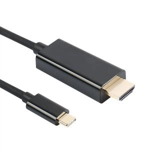 USB-C-HDMI-Kabel (5.9ft/1.8m), USB-3.1 Typ C männlich (Thunderbolt 3 kompatibel), HDMI-männliche 4K-Verlängerungskabel für das Jahr 2016 MacBook Pro, neue MacBook, ChromeBook Pixel und mehr