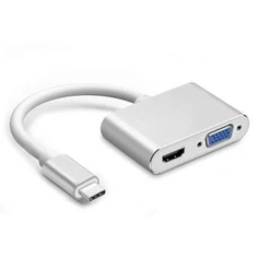 USB Typ C Zum HDMI VGA-Adapter, kompatibel mit Thunderbolt 3