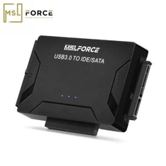MSLFORCE Online-Shopping | SATA-zu-USB-IDE-Adapter USB 3.0 2.0 Sata 3-Kabel-Combo für 2.5 3.5 Festplattenlaufwerk Festplatte SSD USB-Konverter IDE-SATA-Adapter