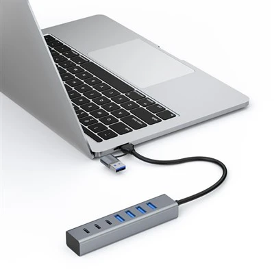 7-Port-USB-3.0-Super-{2}}-Speed-HUB mit Netzteil